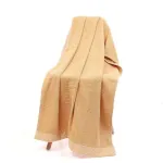 Ręcznik bawełniany karmelowy z ozdobną bordiurą RGK-03