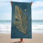 Ręcznik plażowy złoty liść RPG-138