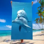 Ręcznik plażowy delfiny RPG-161