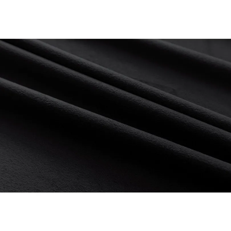 Zasłona welwetowa czarna na taśmie ZMR-06