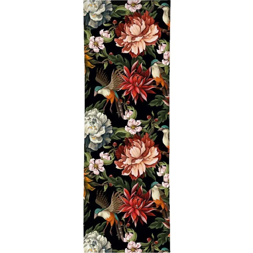 Zasłona panelowa z nadrukiem w kolorowe ptaki i kwiaty ZPMB-80 Mariall