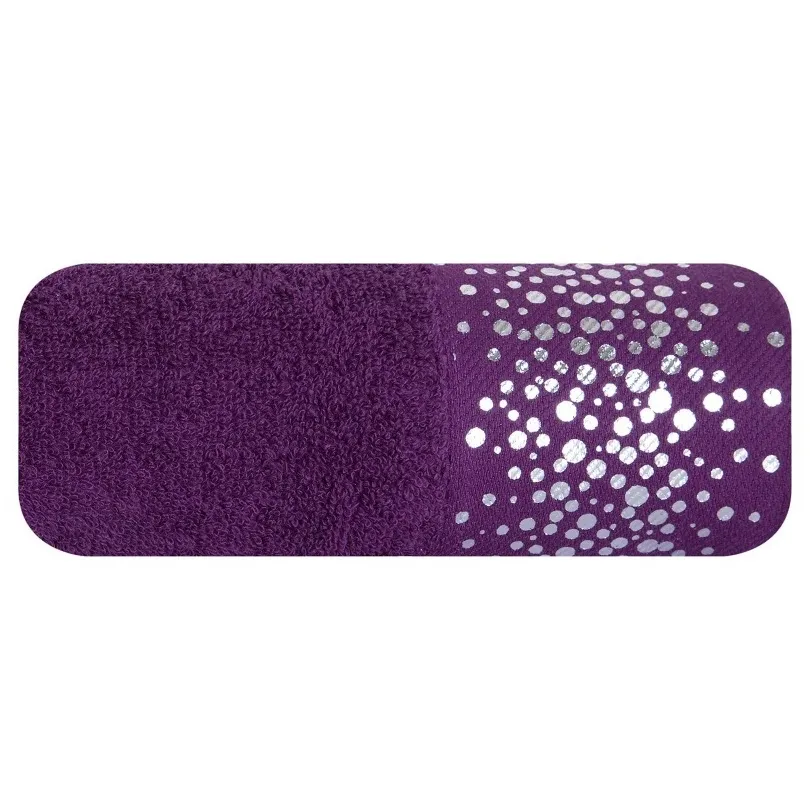 Ręcznik bawełniany fioletowy R-42-8