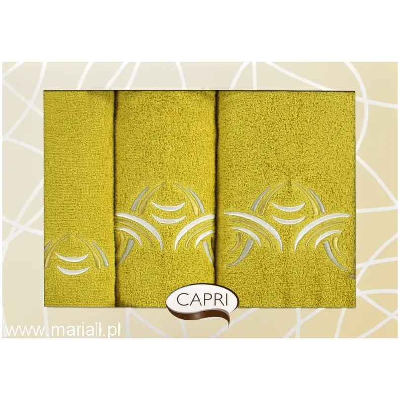 Komplet ręczników 3RC17 Capri 3-częściowy
