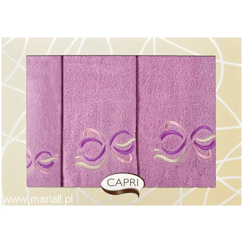 Komplet ręczników 3RC4 Capri 3-częściowy