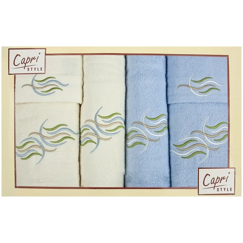 Komplet ręczników 6RC36 Capri 6-częściowy