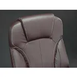 Fotel biurowy skórzany Sofotel EG-222 brązowy