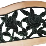 Ławka parkowa z oparciem 123,5 x 74 x 48 cm Gardi Rose Sofotel