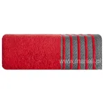 Ręcznik bawełniany czerwony R-28-18-70x140
