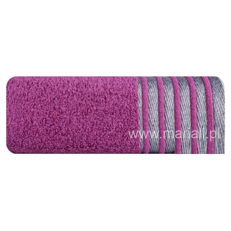 Ręcznik bawełniany fioletowy R-28-7-70x140